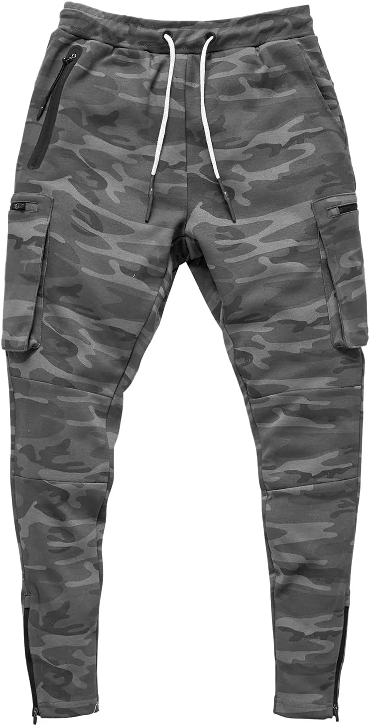 Big and Tall Sweatpants for Men Sports Trousers Drawstring Rope Loose Elastic Joggers Solid Casual Outdoor Long Pants
