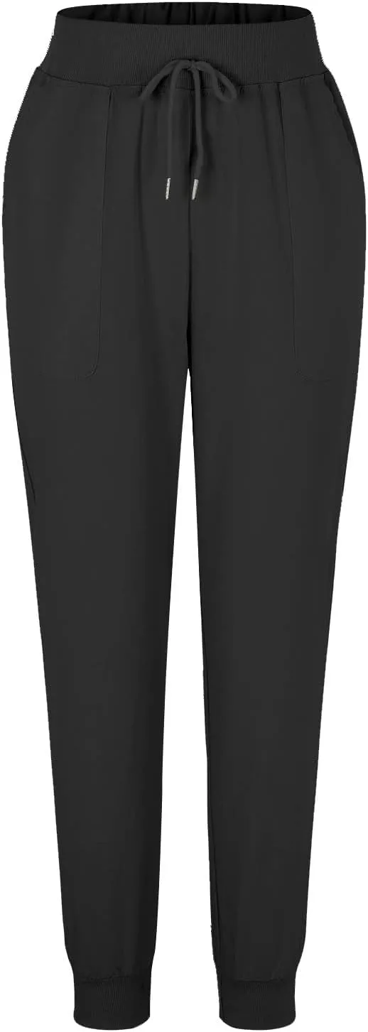 Cotton Linen Casual Summer Capri Pants for Women Cropped Comfy Baggy Trousers with Pockets Palazzo Lounge Pants