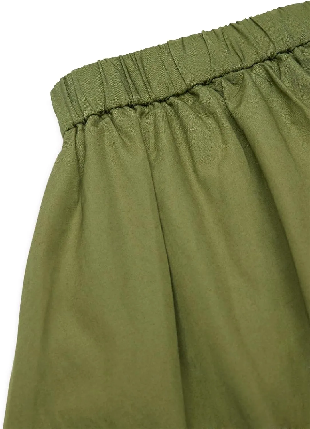 DSORVICD Women Y2k Bubble Skirt Cute Elastic High Waist A-line Maxi Skirt Retro Pleated Ruffle Midi Skirt Summer Streetwear