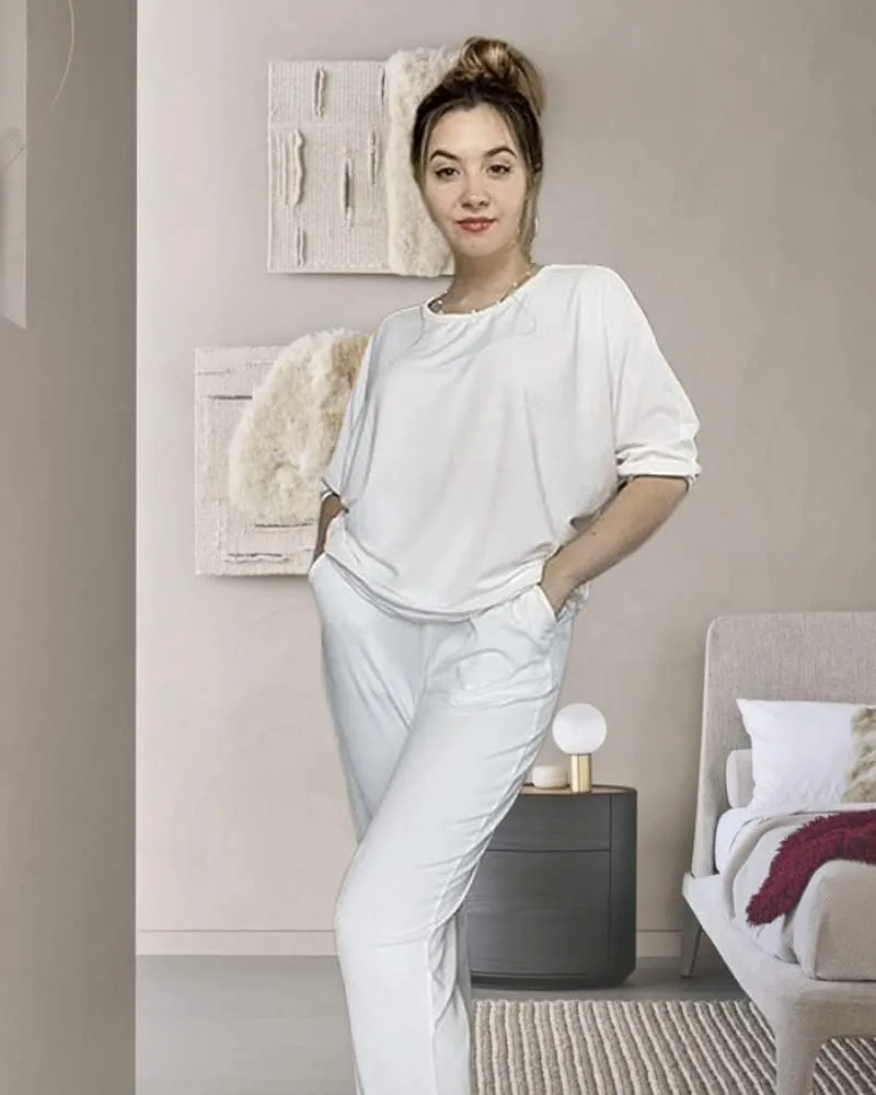 ETCYY NEW Lounge Sets for Women Sweatsuits Sets Two Piece Outfit Long Sleeve Pant Workout Athletic Tracksuits