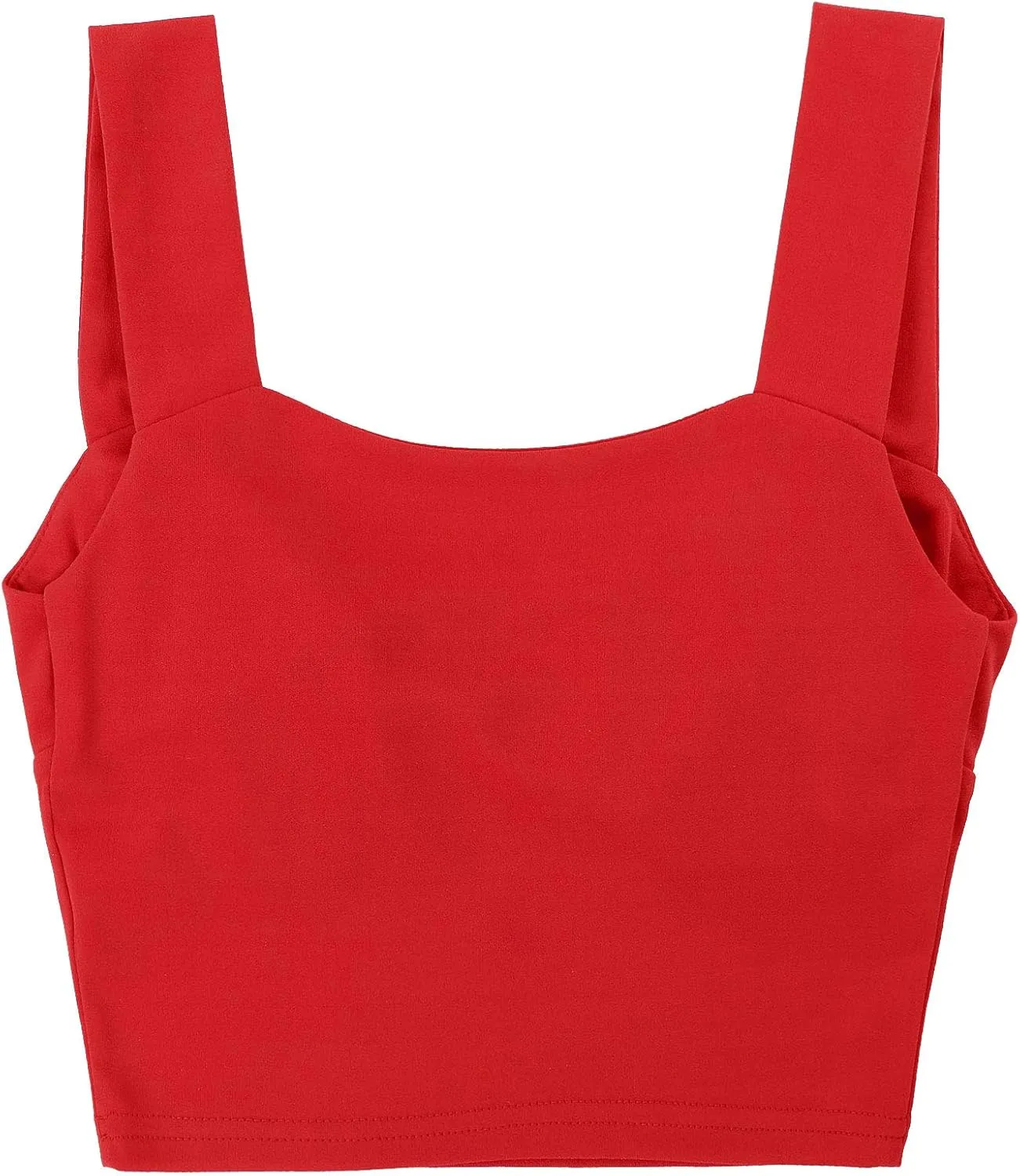 FEESHOW Women's Lace Patchwork V Neck Camisole Spaghetti Strap Crop Cami Tank Tops