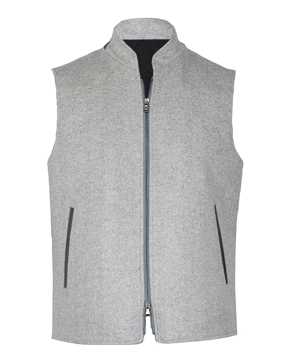 Light Grey Mens Vest