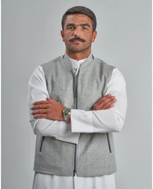 Light Grey Mens Vest