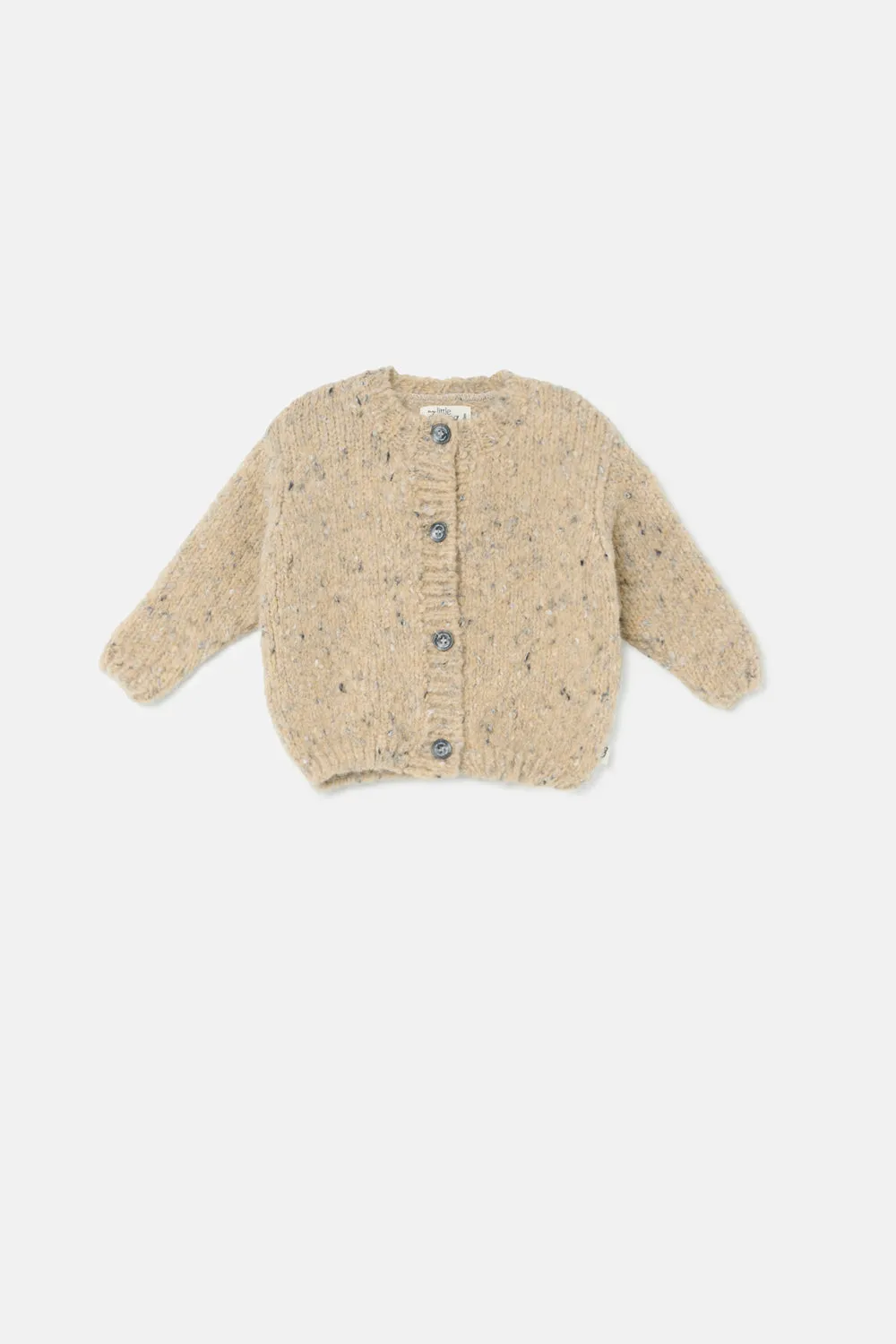 Melange Tricot Baby Cardigan