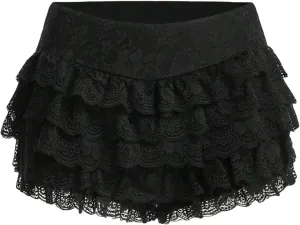 One opening Womens Summer Dresses Y2K Dress Boho Skirt Tulle Lace Mini Skirt Pleated Midi Dress Short Skirt Flowy Skirt