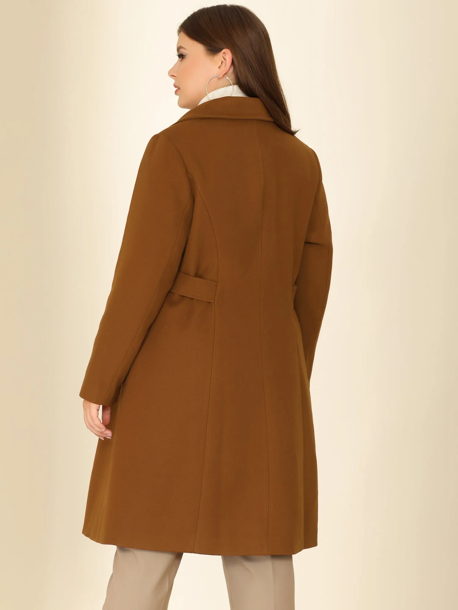 Polyester H Line Winter Single Breasted Coat Jacket