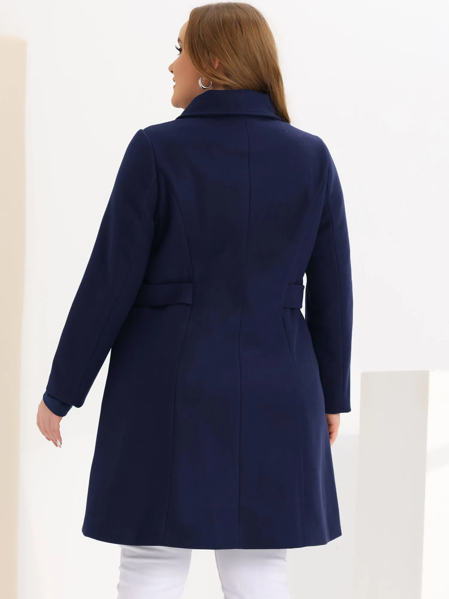 Polyester H Line Winter Single Breasted Coat Jacket