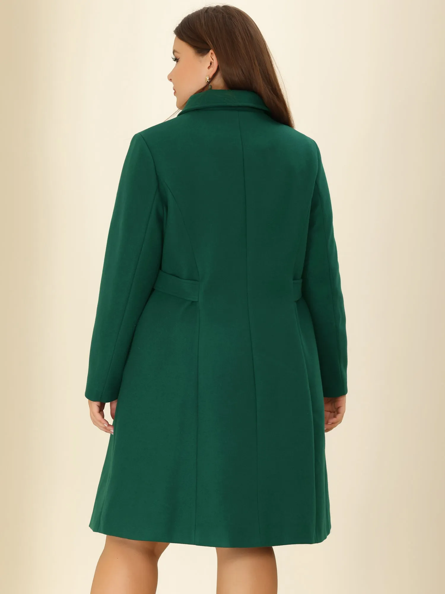 Polyester H Line Winter Single Breasted Coat Jacket