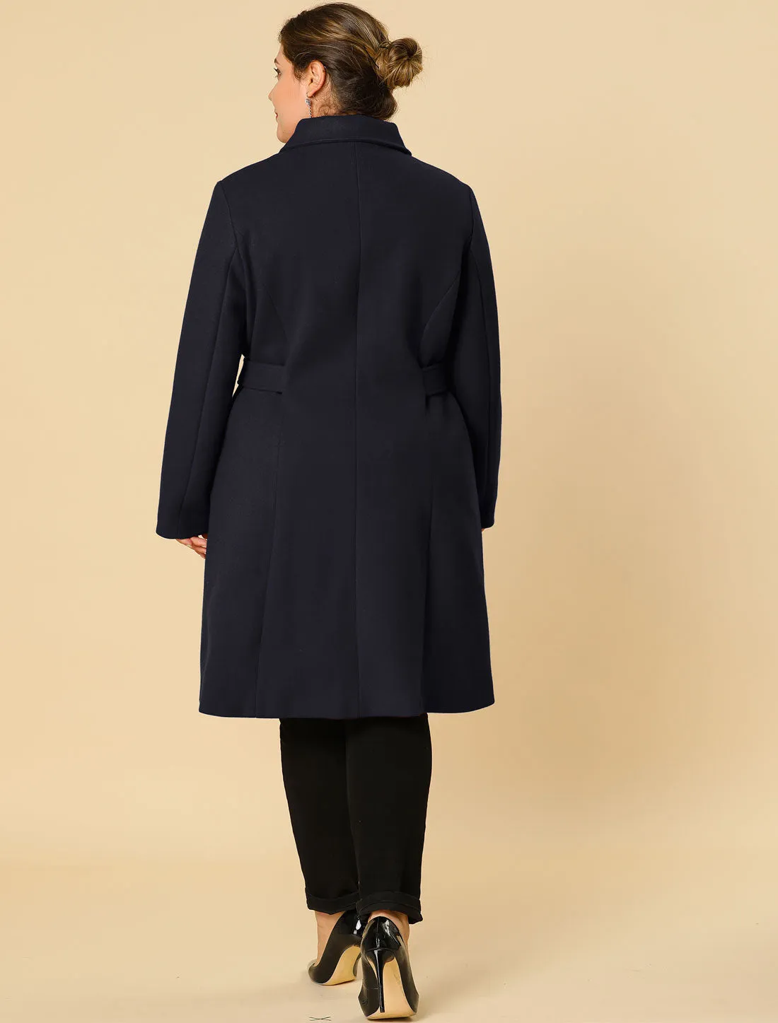 Polyester H Line Winter Single Breasted Coat Jacket