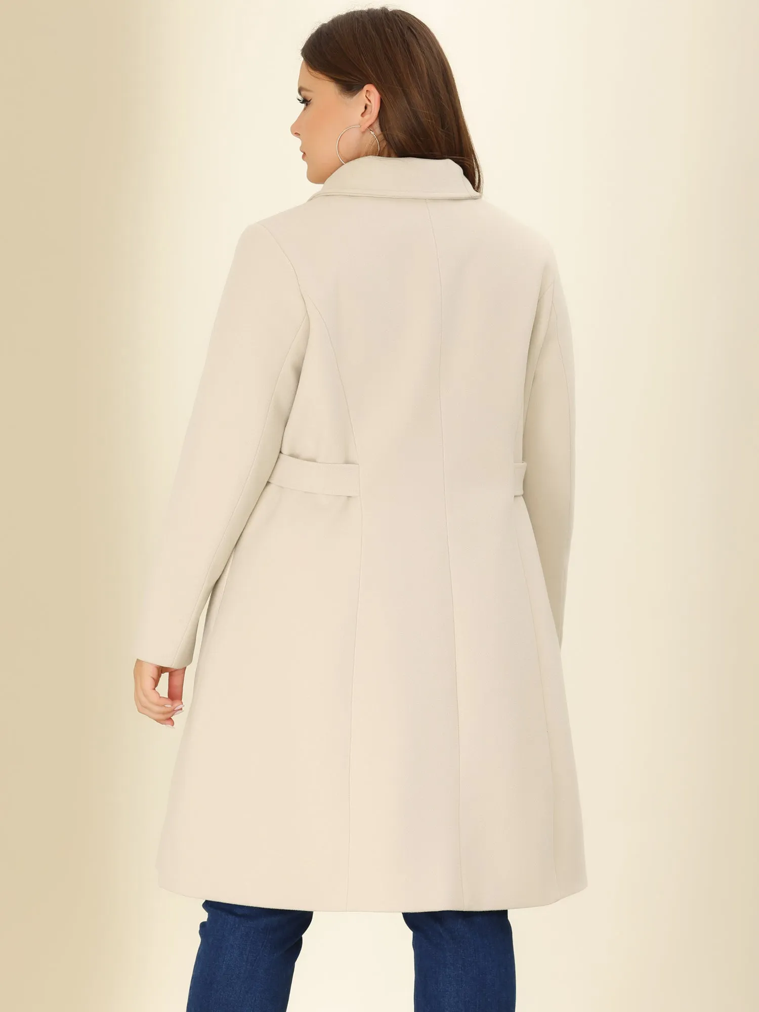 Polyester H Line Winter Single Breasted Coat Jacket