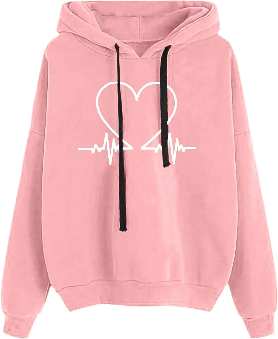 PTOLOCIF Women Oversized Hoodies Lightweight Cute Sweatshirts Pullover Fleece Sweaters 2024 Trendy Fall Outfits Y2k Clothes