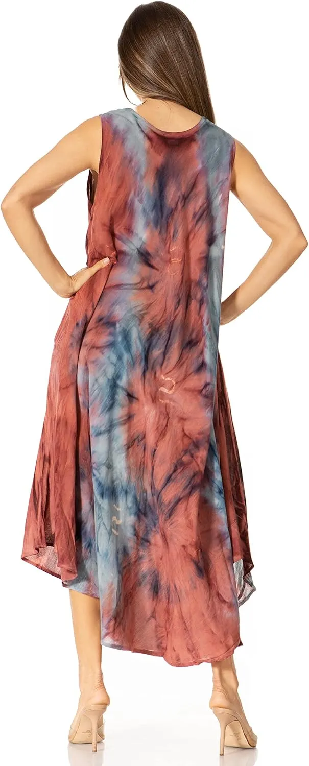 Sakkas Starlight Caftan Tank Dress/Cover Up