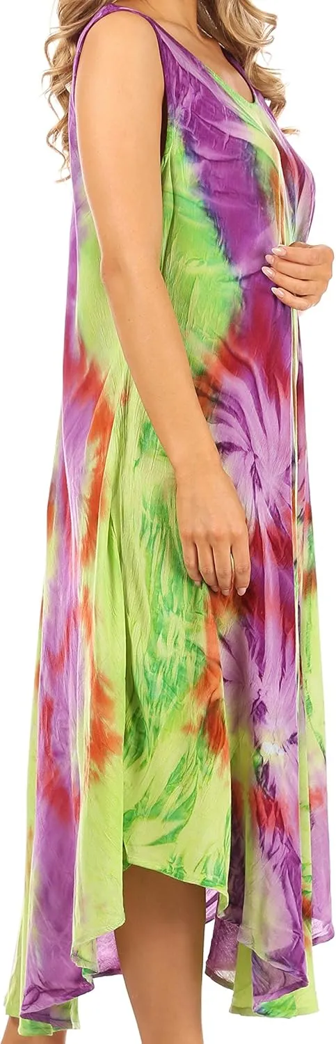 Sakkas Starlight Caftan Tank Dress/Cover Up
