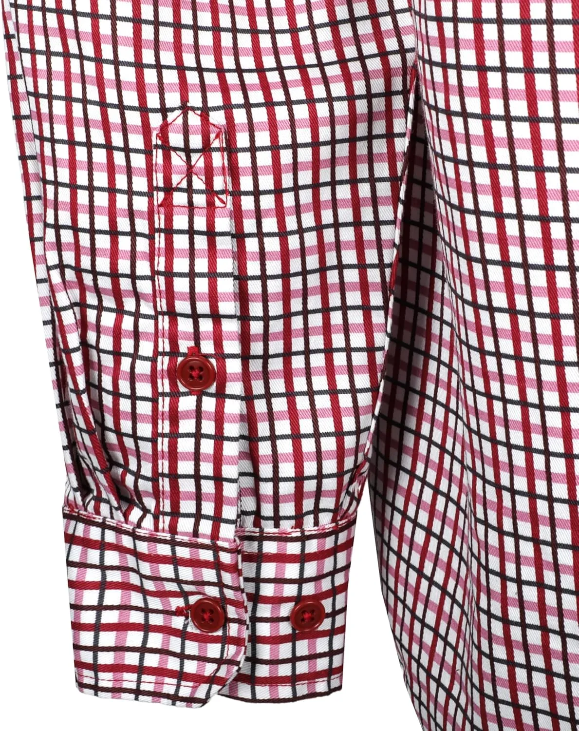 VATRENUS FR Shirts for Men Print Plaid 6.5oz Flame Resistant 100% Cotton Men's Pre-Washed Fire Retardant Work Shirt