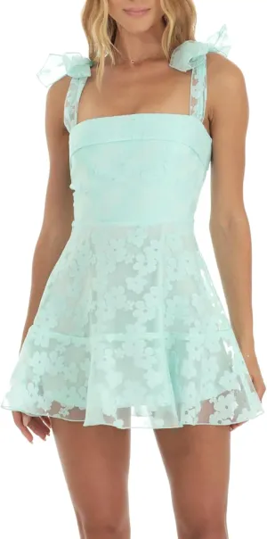 Women Floral Lounge Mini Dress Sleeveless Tie Shoulder Ruffle Babydoll Dress Y2k Backless Short Sundress