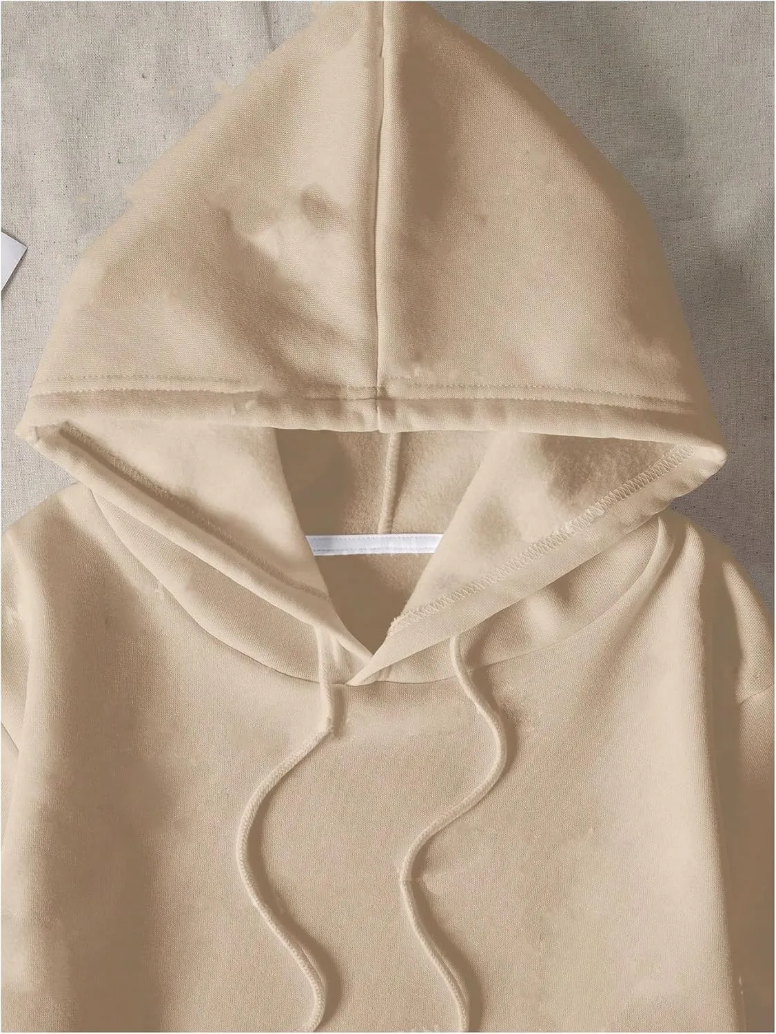 Women's Letter Print Hoodies Oversized Sweatshirt Long Sleeve Tops Pullover Pocketed Streetwear Women Outfits