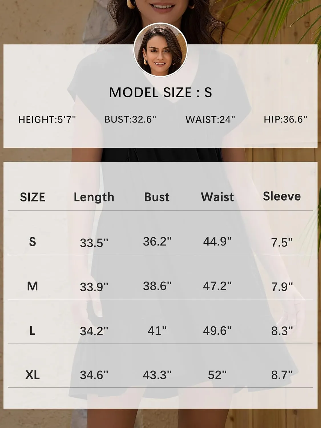 ZAFUL Women's T Shirt Dress V Neck Summer Casual Ruffle Short Sleeve Swing Dresses